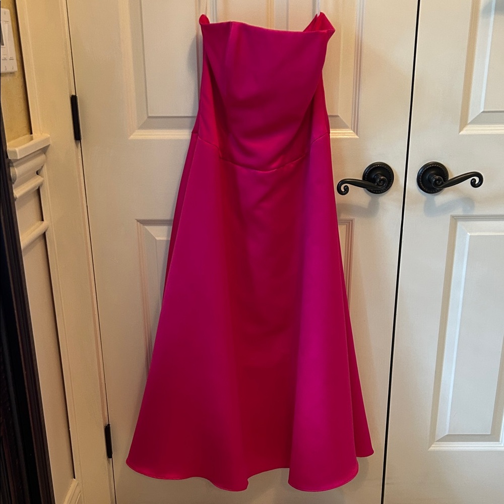 Scott McClintock Pink Strapless Dress